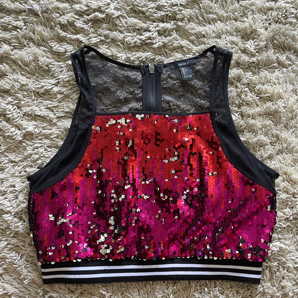 Forever 21 sequined top
